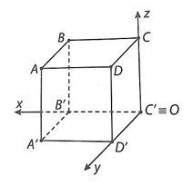 Cho hình lập phương ABCD.A'B'C'D' có độ dài mỗi cạnh bằng 1